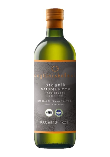 Zeytin İskelesi Organik Natürel Sızma Zeytinyağı Cam Şişe 1 L