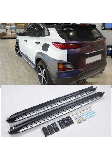 Hyundai Kona Uyumlu 2018- Yan Basamak Side Step Bmw Style