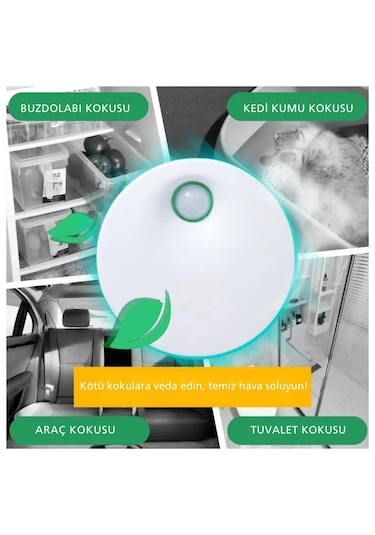 Techtic Kedi Tuvaleti İçin Akıllı Pet Koku Giderici Biyosensörlü