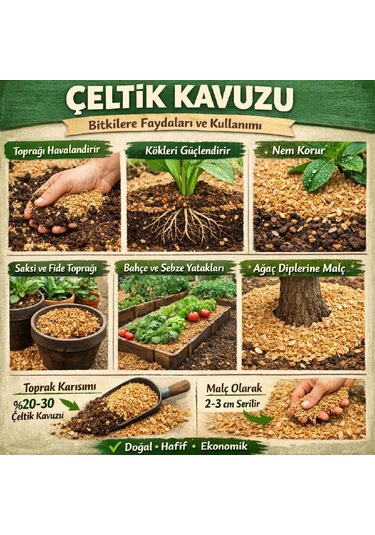 Çeltik Kavuzu %100 Doğal Toprak Düzenleyici 20 L