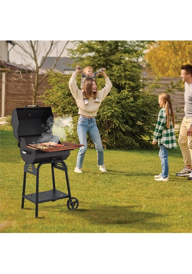 Fanus B50 Asansörlü Kömürlü Barbekü Mangal Döküm Izgaralı