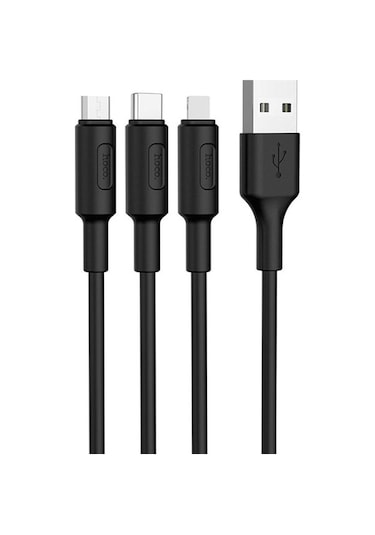 Hoco X25 3in1 1M Usb Data Ve Şarj Kablosu