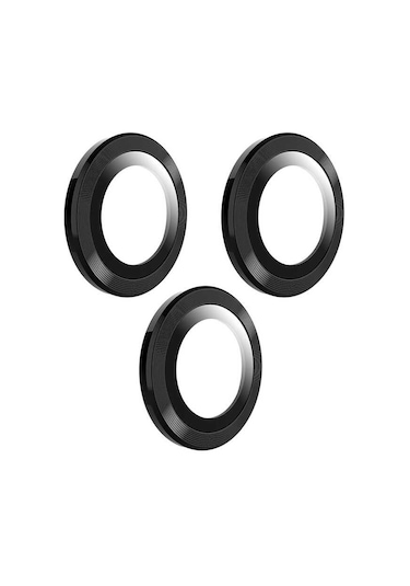 Go Des Apple Uyumlu iPhone 14 Pro Max Go Des Eagle Kamera Lens Koruyucu ZORE-273696 Siyah