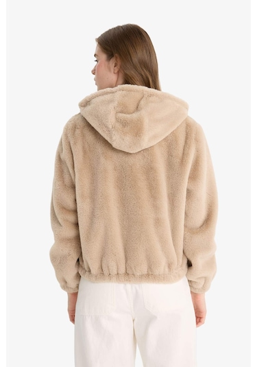 Defacto Regular Fit Polar Astarlı Kapüşonlu Fermuarlı Suni Kürk F2148ax25wnbg501 Bej Defacto Regular Fit Polar Astarlı Kapüşonlu Fermuarlı Suni Kürk F2148ax25wnbg501 Bej