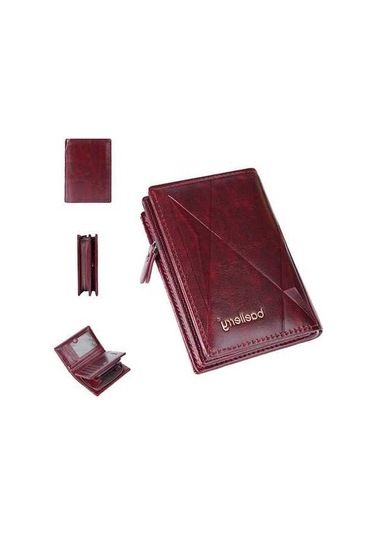 Createtech Baellerry D3213 Retro Cüzdan, Fermuarlı Kart Tutucu, Çok Renkli Çok Renkli