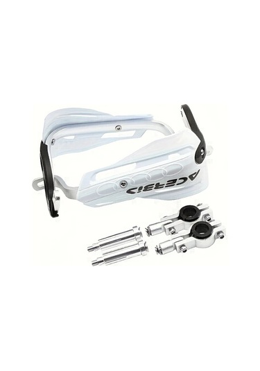 Motion003 Profesmotor Aluminyum El Koruyucu Off Road Motosiklet Atv Beyaz 7 Renk Mevcuttur