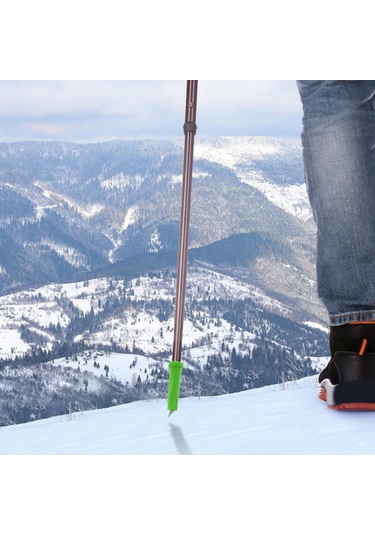 Homyl Yürüyüş Direkleri Yürüyüşü Için Alpenstock Yeşil Yeşil