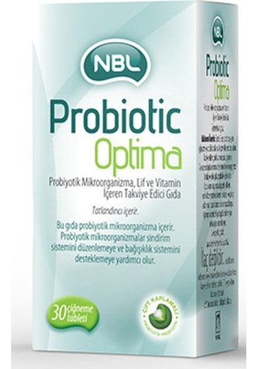 2 Adet Nbl Probiotic Optima 30 Çiğneme Tableti