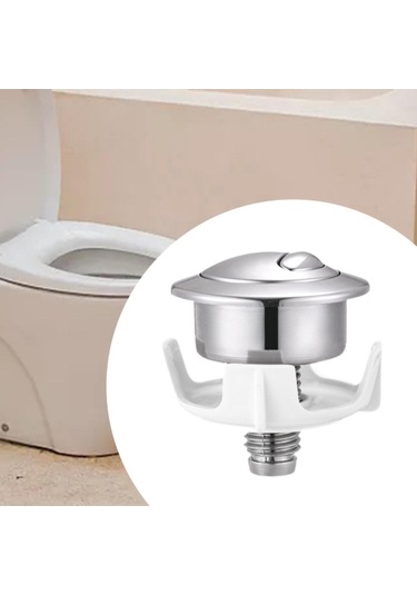 Suntek Tuvalet Ayrıştırma Düğmesi Çok Hafifli Yurt Otel Gümüş