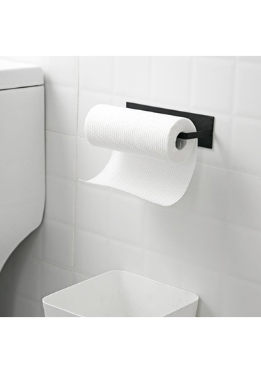 Dancemonkey 2 Adet Duvara Monte Banyo & Mutfak Ruloluk Havlu Askısı - Pratik Çok Renkli