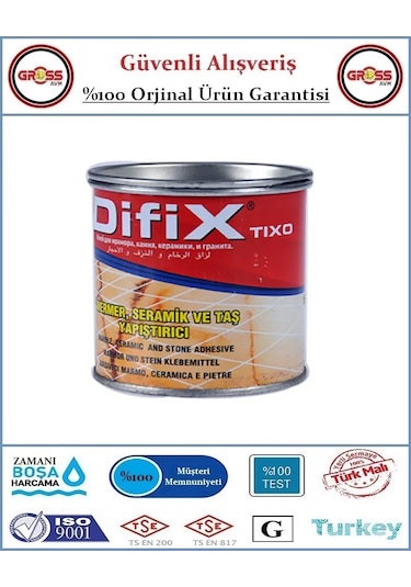 Difix Mermer Granit Yapıştırıcı - 250gr