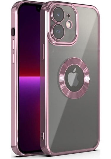 Iphone 11 Kilif 5D Kamera Ve Lens Korumali Plating Logo Cut Case 558235732