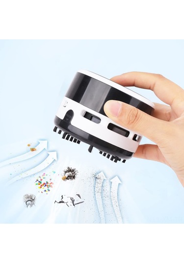 Ximistore9 Tw8050 Siyah El Tipi Elektrikli Mini Süpürge - Ev, Masaüstü Ve Araç İçin Küçük Boyutlu Temizlik Aleti