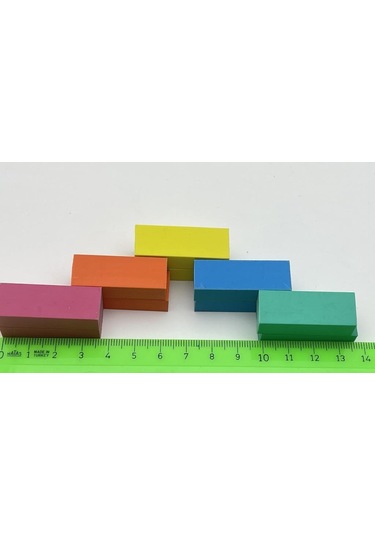 10 Adet Renkli Büyük Silgi Seti