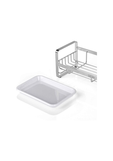 Xindoker Stainless Steel Kitchen Sink Hanger: Silver Dishcloth & Sponge Organizer For Faucet - Space-saving Storage Solution Gümüş