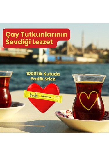 Fibrelle Tablet Tatlandırıcı 1000 Adet Tekli Stick Ambalaj-sukralozlu