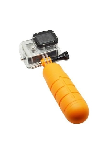 Gopro Sjcam Aksiyon Kamera Sualtı Dalış El Şamandıra Monopod Sarı