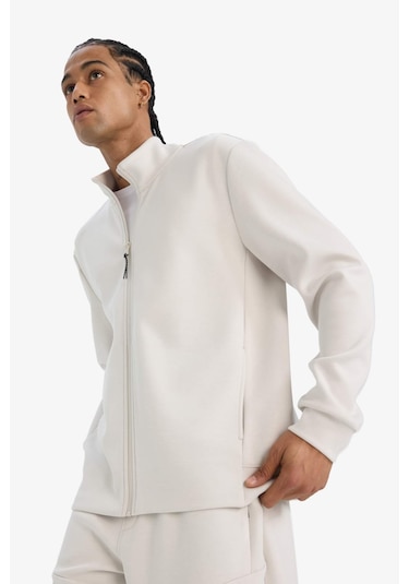 Defacto Defactofit Standart Fit Dik Yaka Skuba Dalgıç Kumaş Fermuarlı Hırka E9337ax25aubg721 Bej Defacto Defactofit Standart Fit Dik Yaka Skuba Dalgıç Kumaş Fermuarlı Hırka E9337ax25aubg721 Bej