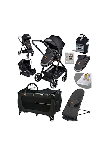 Baby Home 8 In 1 Yeni Doğan Set 990 Travel Sistem Bebek Arabası Anne Yanı Beşik Oyun Parkı Yatak Ana Kucağı