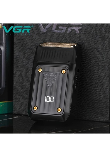Dashanshop Vgr V-363 Erkekler İçin Profesyonel Şarj Edilebilir Kablosuz Elektrikli Tıraş Makinesi Black V363