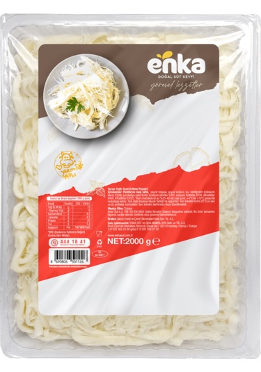 Enka Süt Yarım Yağlı Eritme Peyniri Çeçil Peyniri - 2000 Gr