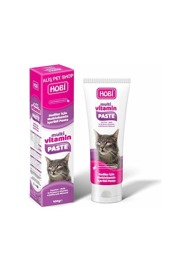 Hobi Multivitamin Paste Kediler İçin Multivitamin İçerikli Pasta 12 x 100 G