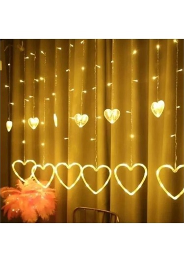 Kalp Şeklinde Gün Işığı 3 Metre Uzunluğunda Led Işık Sarı