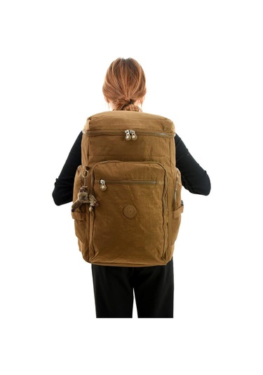 Unisex Dağcı Çantası Kamp Çantası Seyahat Çantası Hafif Klinkır Kumaş Outdoor Çanta 50 30 Cm Kahverengi