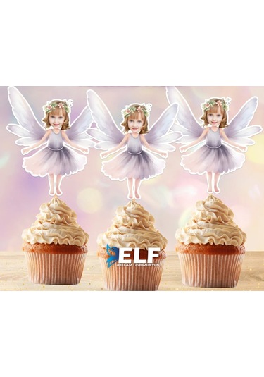 Kişiye Özel Fotoğraflı Pasta Süsü 10 Adet 0