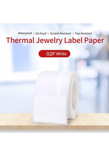 Moveevo Gümüş Ve Jadeiçi İçin Termal Etiket Kağıdı - 30x70mm 100 Adet - Suya Dayanıklı, Keskin Yazdırma -精臣 B3s/b11/b21 Uyumlu Beyaz Etiket 1 Rulo