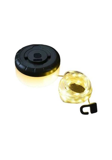 Dancemonkey Pc+abs Malzeme İle Yapılmış, 1800mah Bataryalı, Micro-şarjlı, 200 Lümen Led Kamp Lambası Beyaz Beyaz