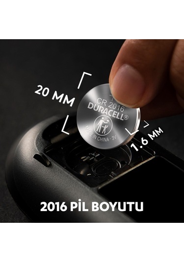 Duracell Özel 2016 Lityum Düğme Pil 3v 2 Li Paket