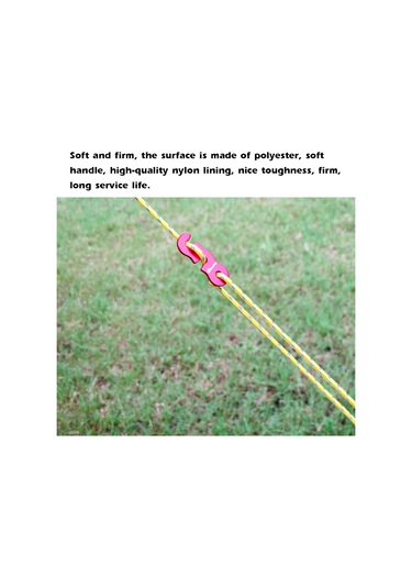 Skycity 4'lü Multifonksiyonlu Aydınlatıcı Çadır Rengi, 3mm Poliester/nilon, Alüminyum Kilit, 4m Uzunluk, Sarı - Kamp, Pergola, Çamaşır Ç晾晒 İçin Sarı