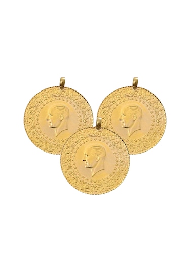 Agakulche Yeni 3 Adet Tam Altın