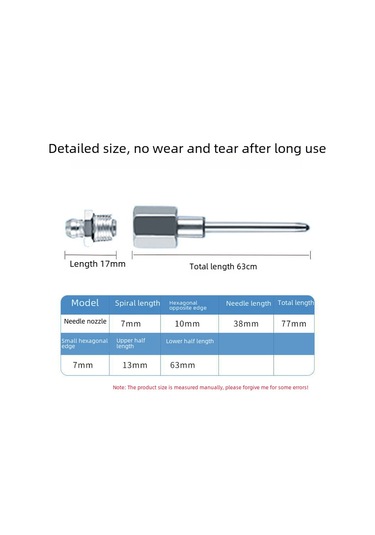 Dofolink Yüksek Basınçlı İğne Uçlu Yağ Mafrası Ucu - Manuel Ve Pnömatik Uygulamalar İçin Kesin Yağ Dağıtımı