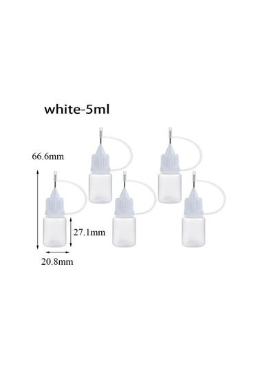 5/10/20/30/50/100ml Yeniden Kullanılabilir İğne Ucu Tutkal