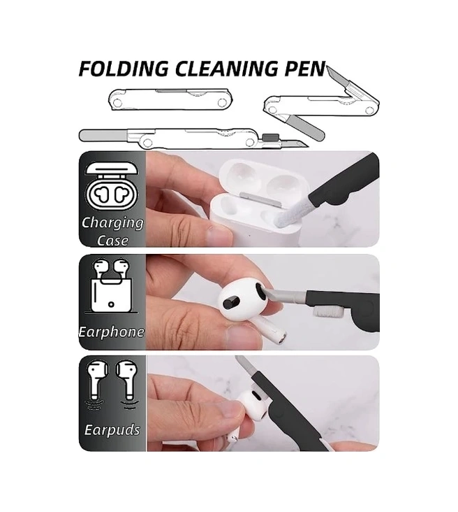 Ceylan Adam Çok Fonksiyonlu 7 Parça Airpods Uyumlu Klavye Ekran Kulaklık Temizleme Kiti