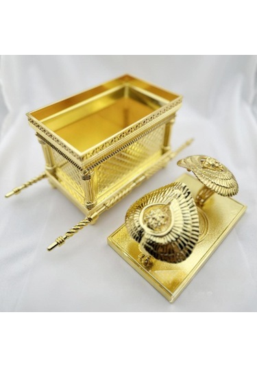 Suntek Magideal Ahit Sandığı Tahsil Metal El Sanatları Dini 16x6.5x10.5cm