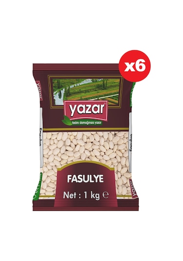 Yazar Kuru Fasulye 6 x 1 KG