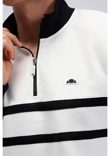 Ellesse Erkek Sweat Em619-of Beyaz BEYAZ