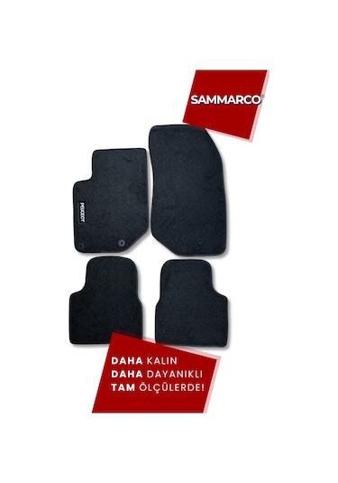 Peugeot 2008 2017 Halı Paspas Velur Paspas Kumaş Paspas Oto Paspas