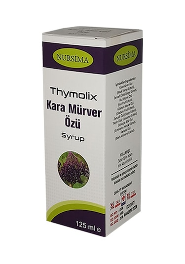 Nursima Kara Mürver Şurubu 125 ML
