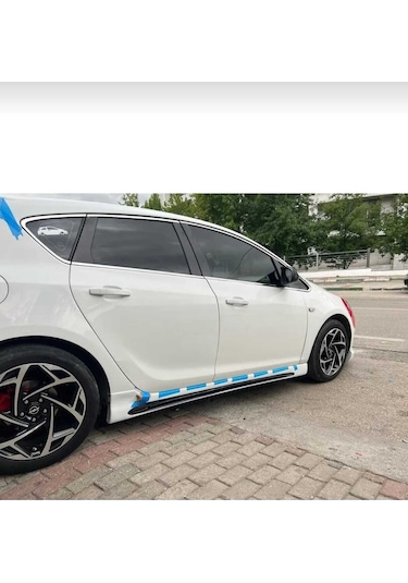 Opel Astra J Kanallı Yan Marşpiyel Çift Plastik