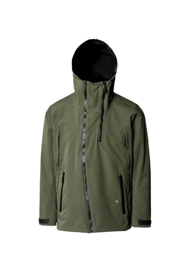Isaora Asym Jacket Erkek Olıve Nıght Shell Jacket Isr7010-olv1 Haki