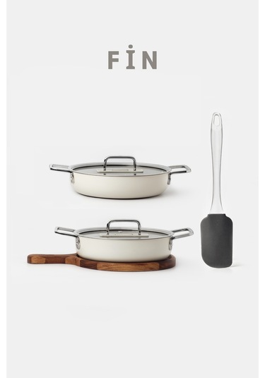 Fin 6 Parça Sahan Set Beyaz