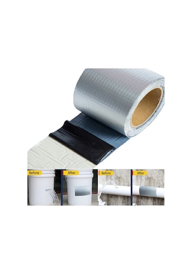 Süper Güçlü Su Sızdırmaz Çamur Bant Çatı Boru Çatlak Tamir Bandı