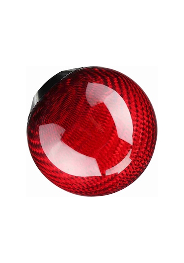 Moveevo Kırmızı Metal Evrensel Vites Topu, 3 Adaptörlü 7mm,9mm,9mm , Dayanıklı Malzeme, Manuel Vitesli Araçlar İçin Sk026-1 Kırmızı