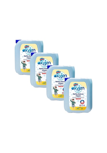 Bingo Oksijen Limon Kokulu Çamaşır Suyu 4 x 3240 ML