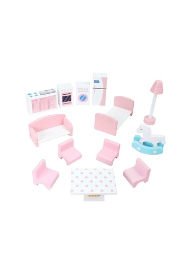 T2010 Ahşap Kaydıraklı Ev 3 Katlı -okutan Hobi