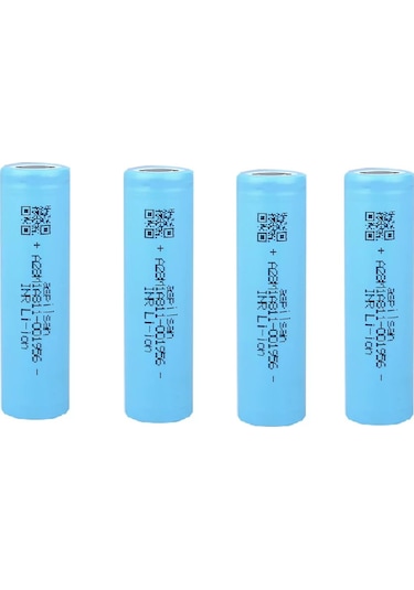 4 Adet Aspilsan Inr18650a28 Li-ion Şarjlı Pil